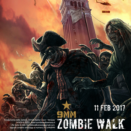 2017.02.11 zombie walk venezia locandina