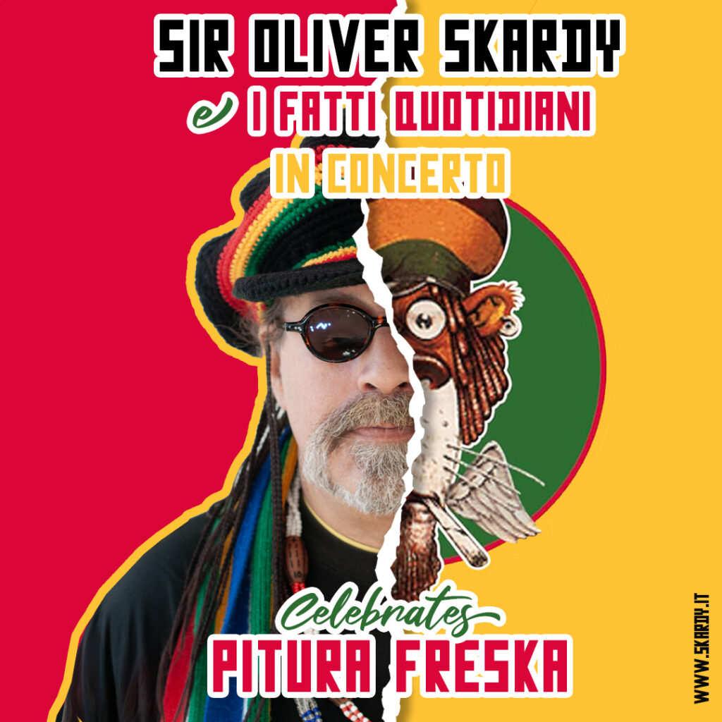 Sir Oliver Skardy & I Fatti Quotidiani celebrates Pitura Freska skardy celebrates quadrato